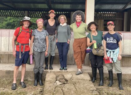 Cofan visit by All Peoples