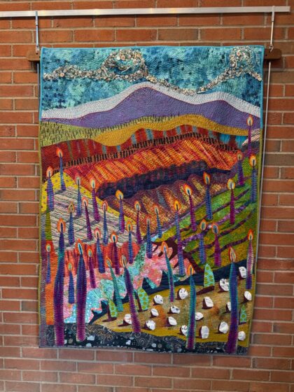Sisters in Sync Quilt Display